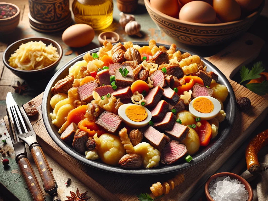 Hackfleisch-Ei-Pfanne