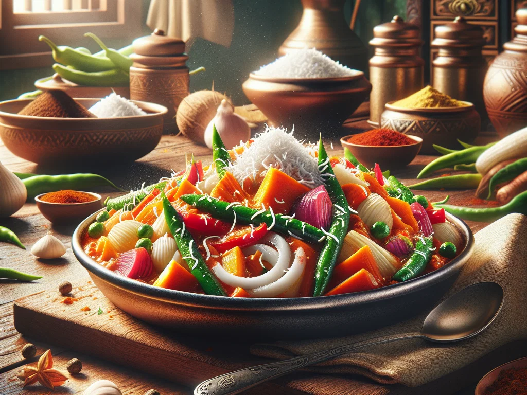 Gemüse-Sambar mit Kokos