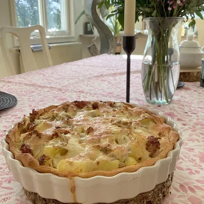 Hack-Kartoffel-Pie mit Spitzkohl