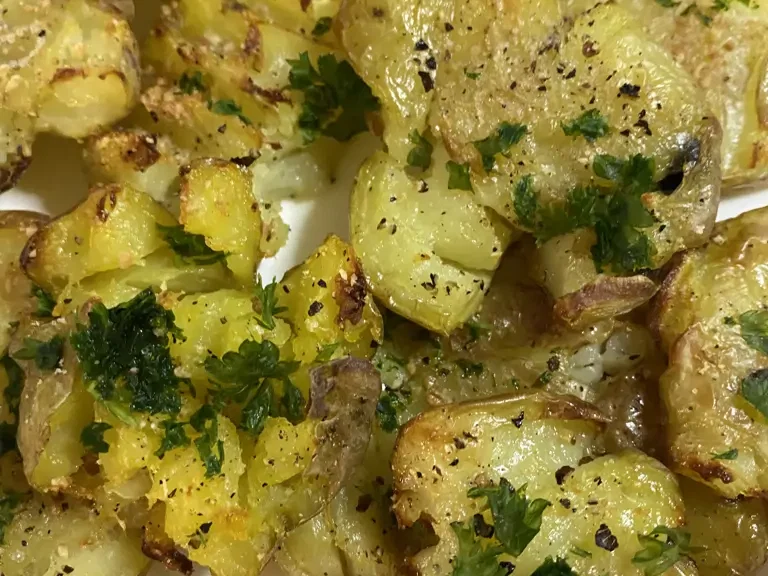Gretasomis Smashed Potatoes
