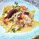 Pasta mit Pulpo (Oktopus) und Black Tiger Garnelen – Bild 3