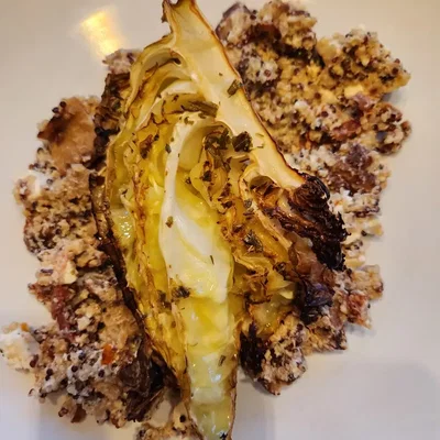 Quinoa Pfanne mit Spitzkohl