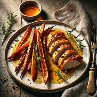 Steckrüben mit Hähnchen