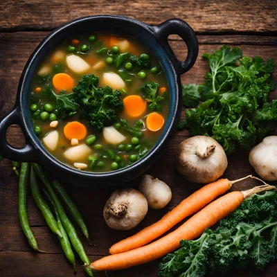 Wintersuppe mit Roggenbrot