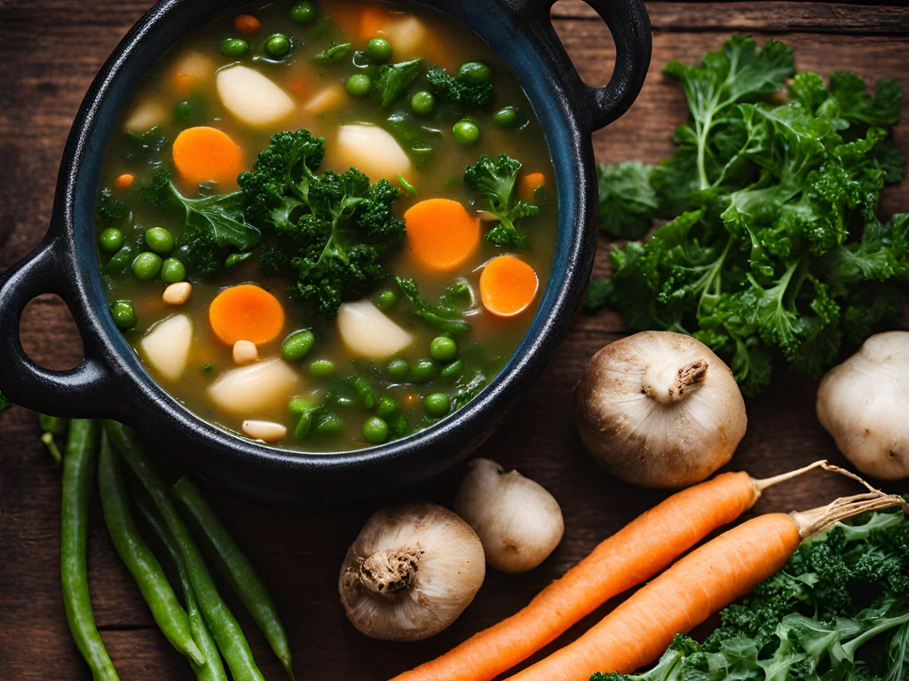 Wintersuppe mit Roggenbrot