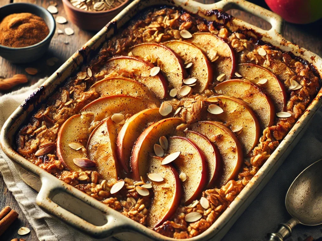 Diabetikerfreundlicher Apfel-Auflauf ohne Zuckerzusatz