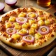 Ananas-Pizza mit Joghurtteig – Bild 1