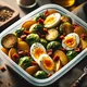 Ofenkartoffeln mit würzigem Rosenkohl & Spiegelei – Bild 2
