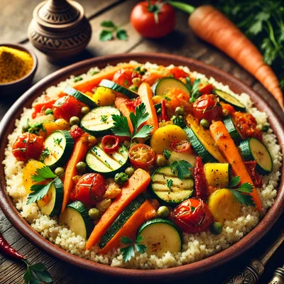 Veganer Couscous aus Algerien