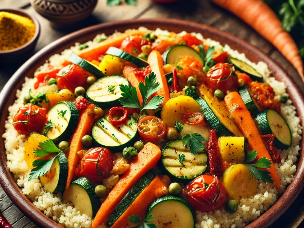 Veganer Couscous aus Algerien