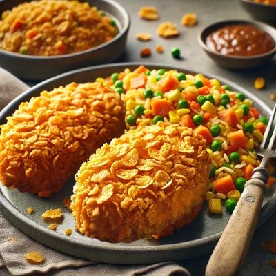 Crunchy Hack-Cordon Bleu mit Salami & Käse