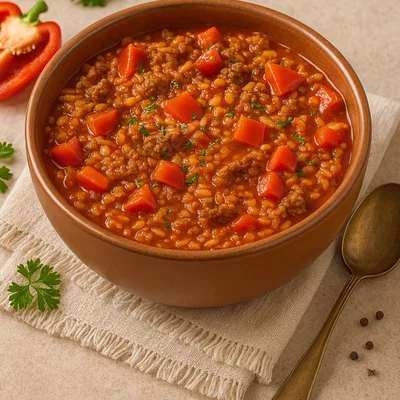 One Pot Paprika Reis