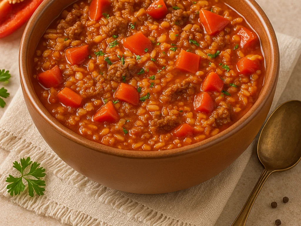 One Pot Paprika Reis