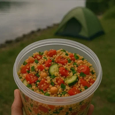 Orientalische Quinoa-Bowl mit Minze & Datteln