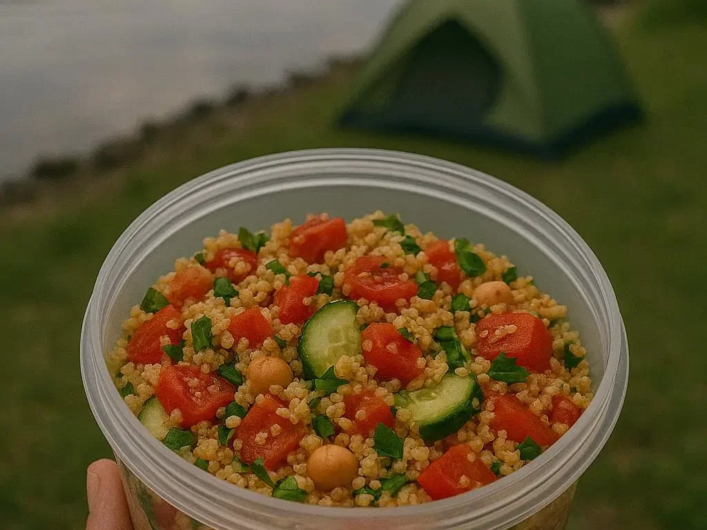 Orientalische Quinoa-Bowl mit Minze & Datteln