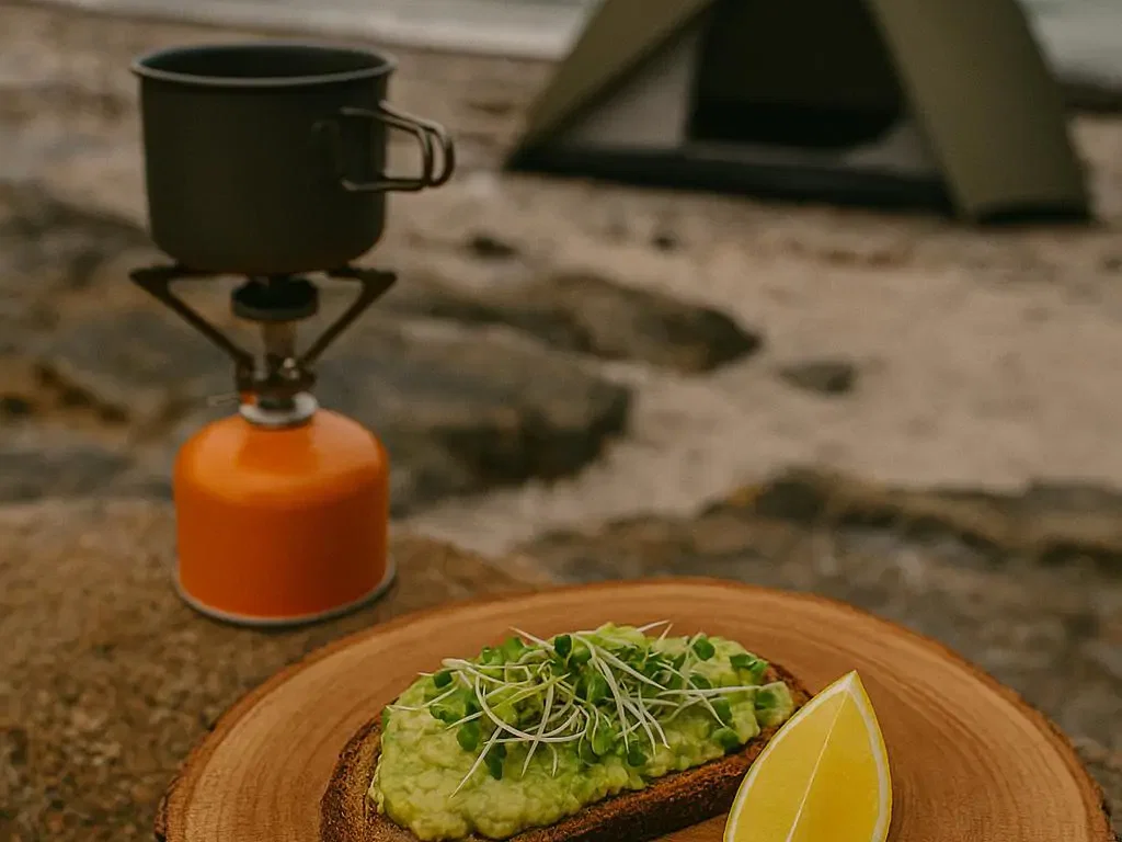 Avocado-Brot mit Sprossen & Zitrone