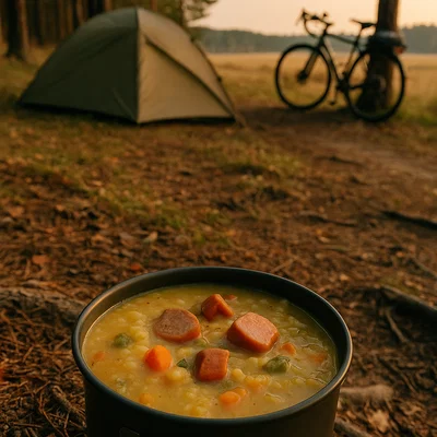Waldpfad-Eintopf mit Wurst
