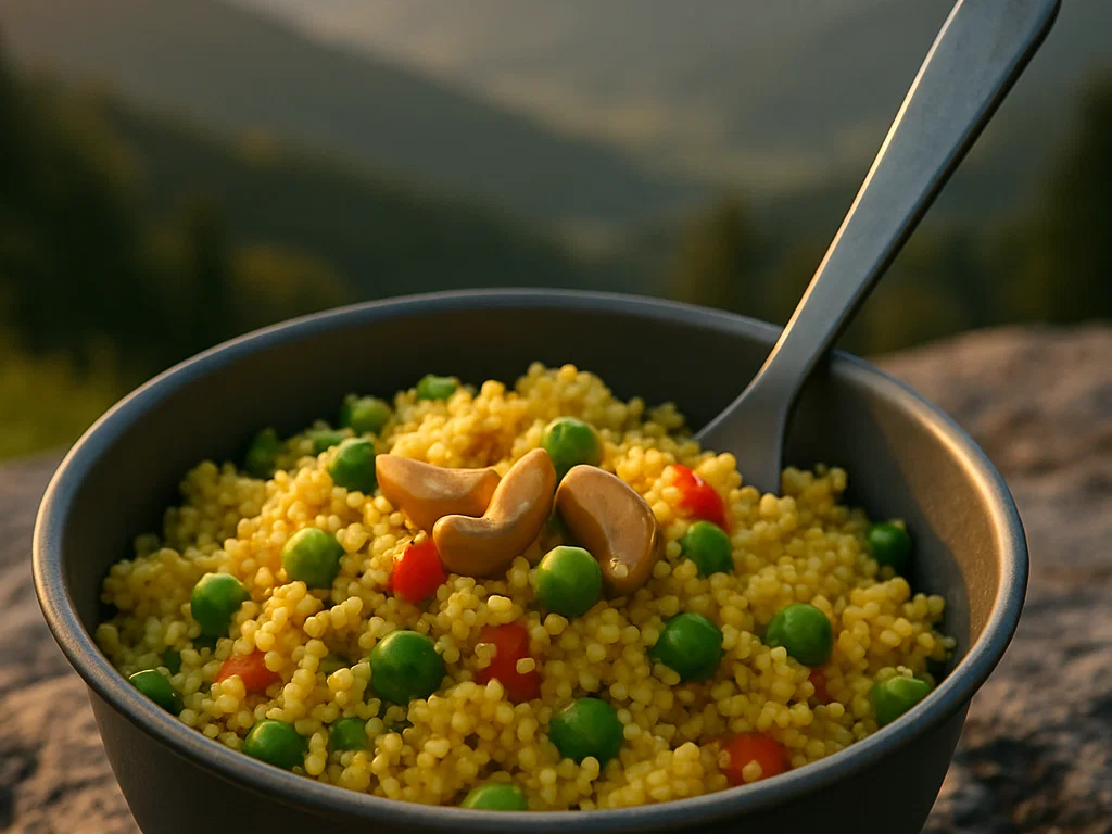 Erbse trifft Curry – Veganes Couscous-Wunder