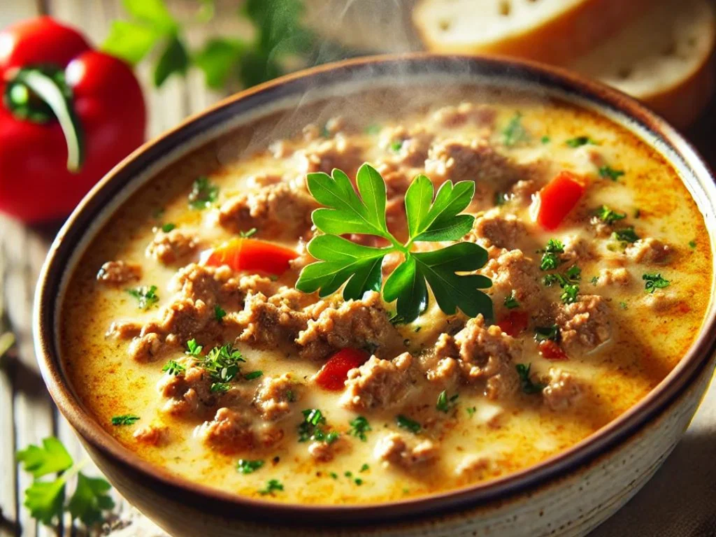 Herzhafter Hackfleisch-Paprika-Eintopf