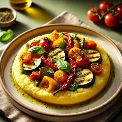 Polenta mit sautiertem Gemüse