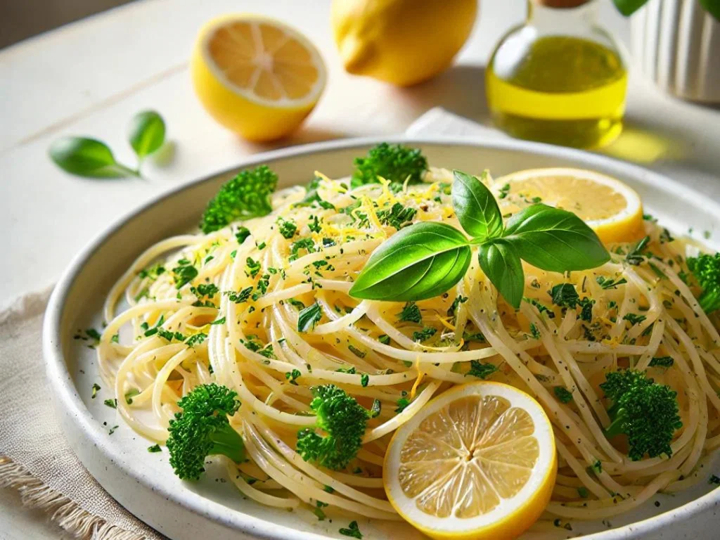 Zitronen-Kräuter-Spaghetti