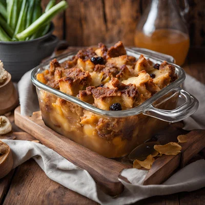 Kichererbsen-Roggenbrot-Pudding