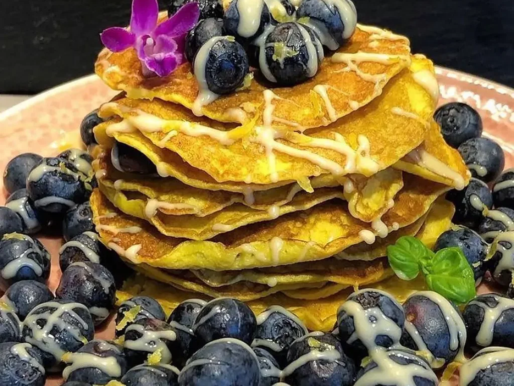 Pfannkuchlein mit Obst