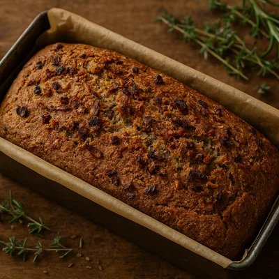 Dinkel-Vollkornbrot mit Röstzwiebeln