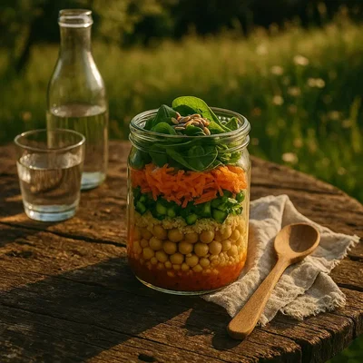 Frisch im Glas – deine Picknick-Bowl to Go