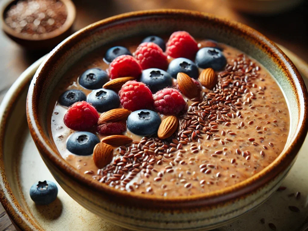 Leinsamen-Pudding mit Vanille