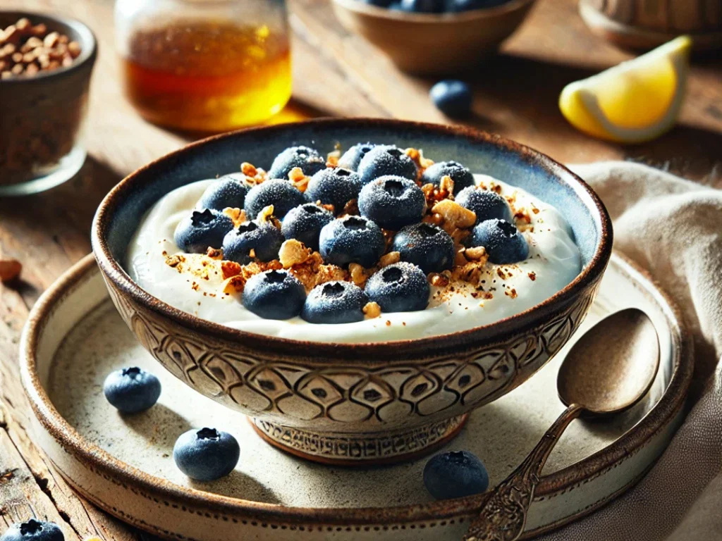 Tofu-Quark mit Beeren