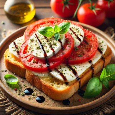 Mozzarella-Tomaten-Toast