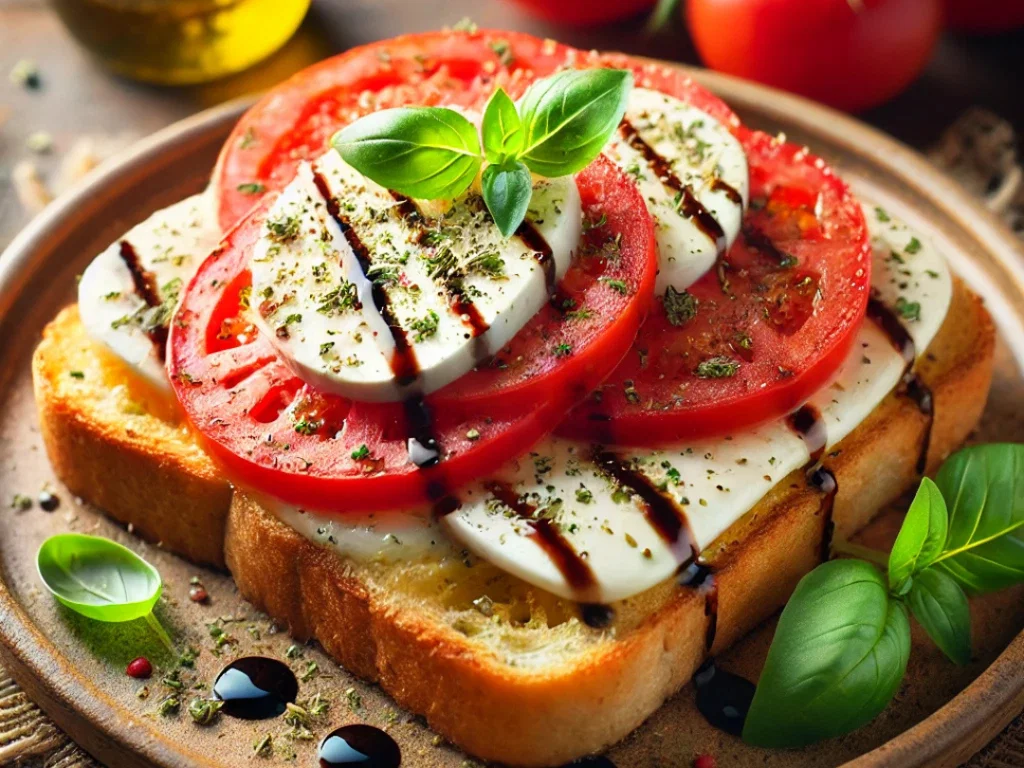 Mozzarella-Tomaten-Toast