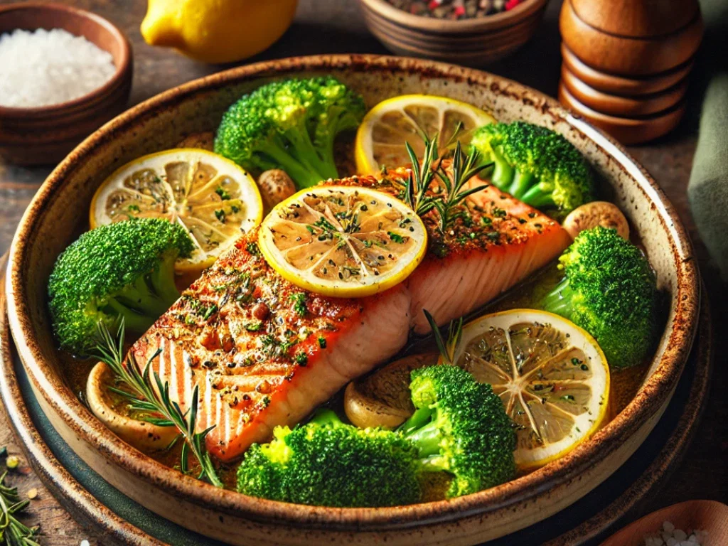 Zitronen-Knoblauch-Lachs