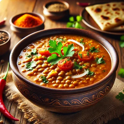 Indische Linsensuppe