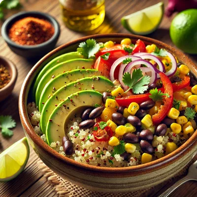 Mexikanische Quinoa-Bowl