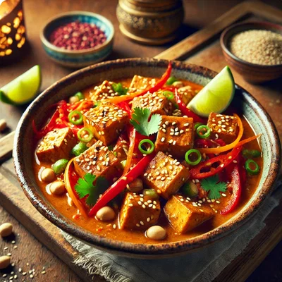 Thai Erdnuss-Tofu