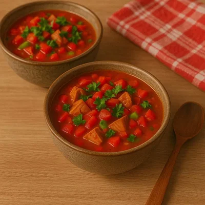 Veganes Jackfruit-Gulasch