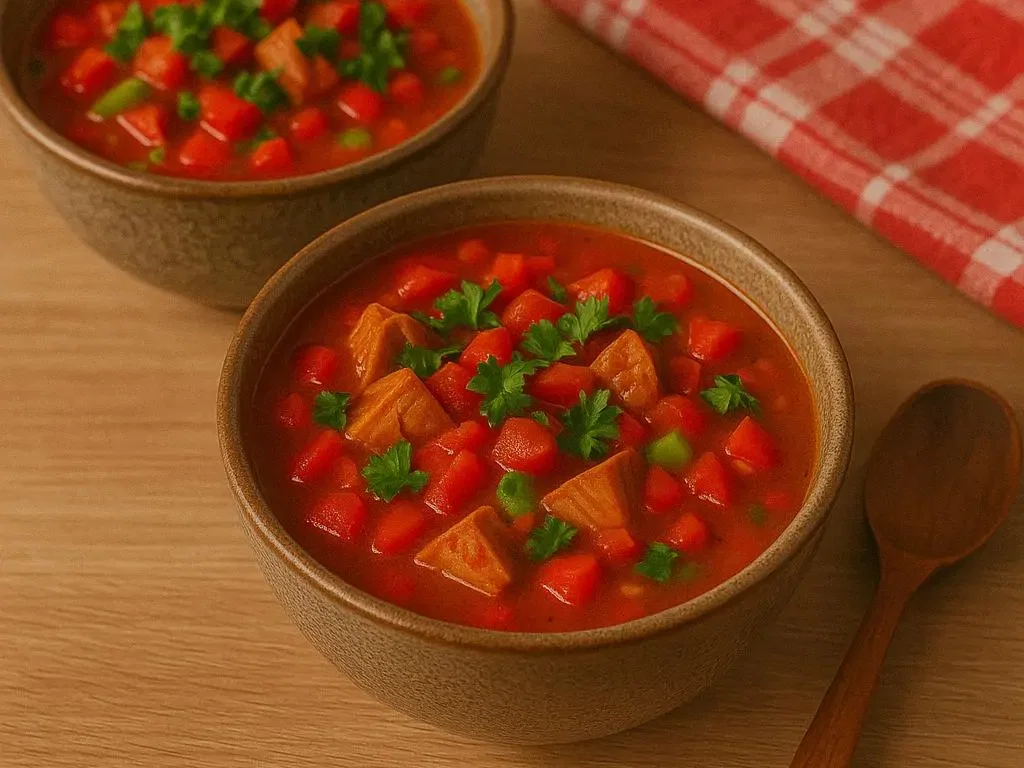 Veganes Jackfruit-Gulasch