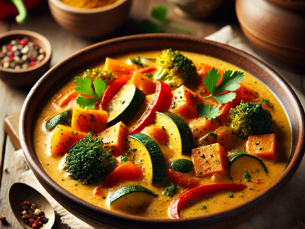 Kokos-Curry mit Gemüse