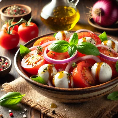 Tomaten-Mozzarella-Salat