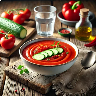 Erfrischende Gazpacho