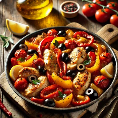 Hähnchen-Gemüse-Pfanne