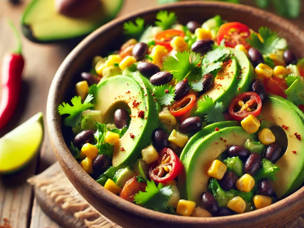 Bunte Bohnen-Avocado-Salsa