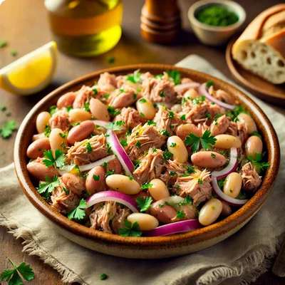 Thunfisch-Bohnen-Salat