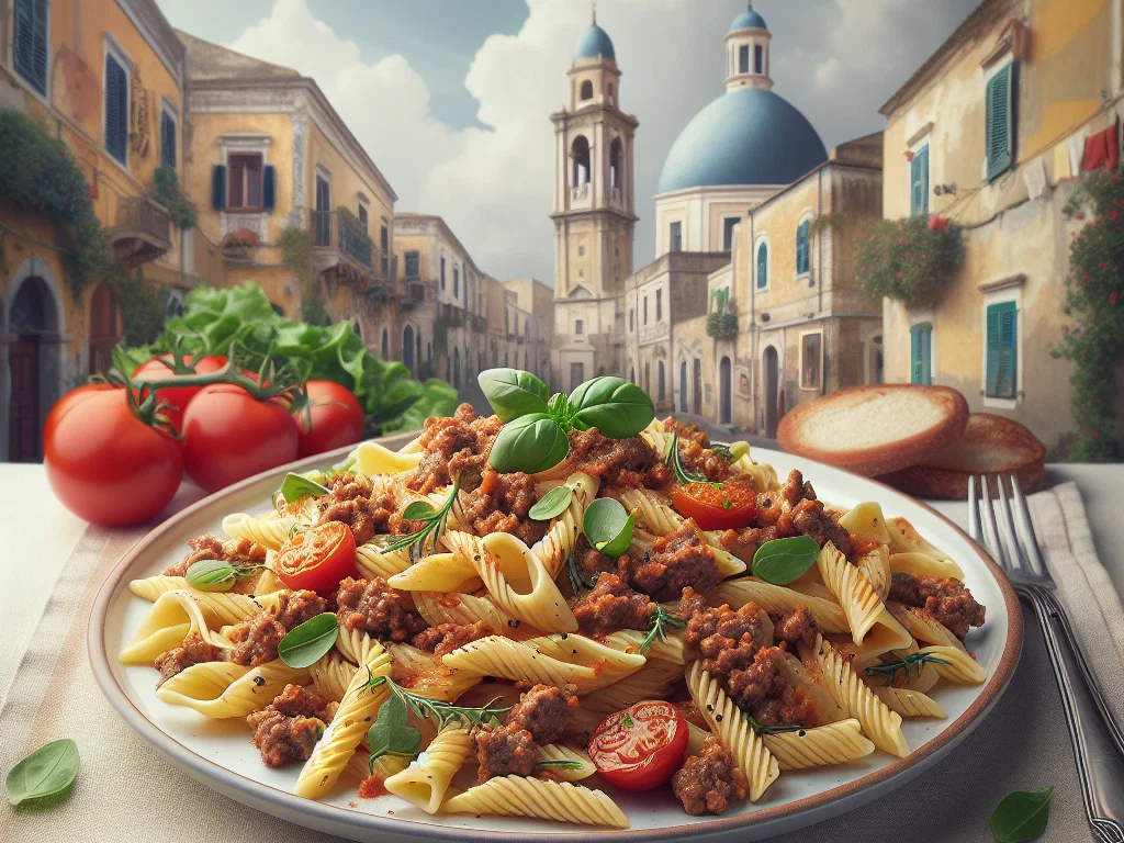 Mediterrane Hackfleisch-Pasta