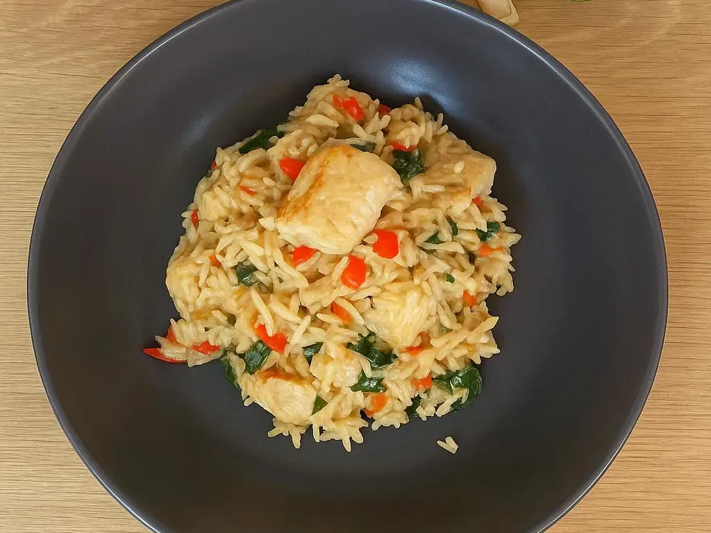 Kokos-Fischpfanne mit Limette & Gemüse