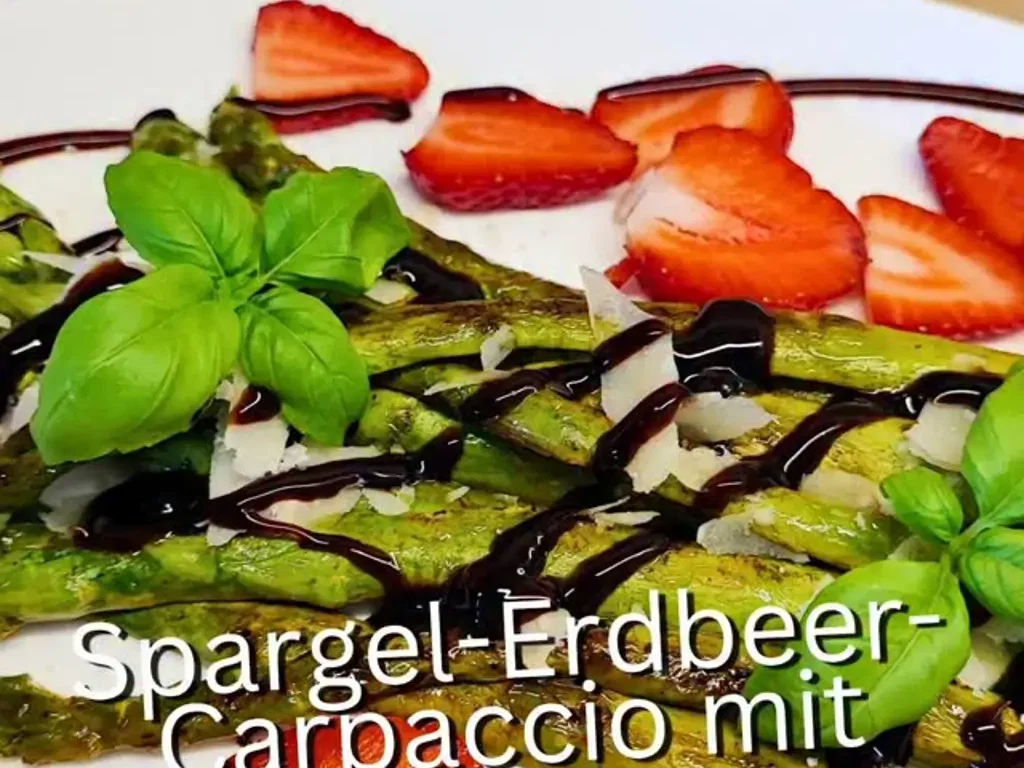 Spargel-Erdbeer-Carpaccio
