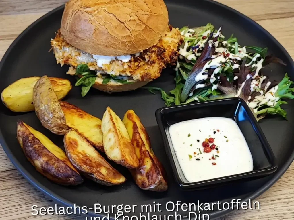 Seelachs Burger mit Panko-Crunch