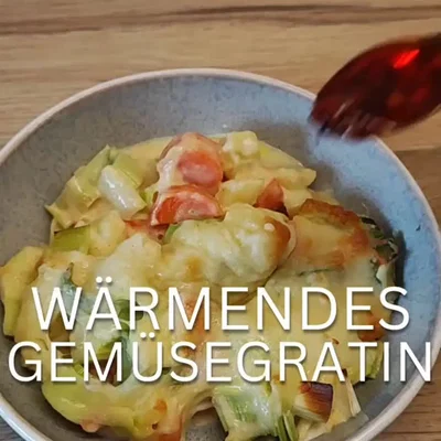 Gemüseauflauf mit Kartoffeln und Karotten
